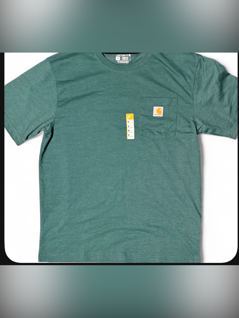 Carhartt Short-sleeve loose fit short sleeve Forrest green work shirt